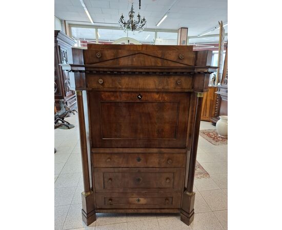 Secretaire Impero Biedermeier H165 125x60
