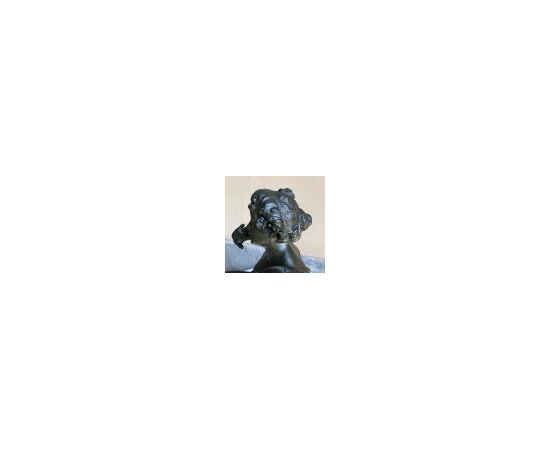 Statua in fusione di metallo