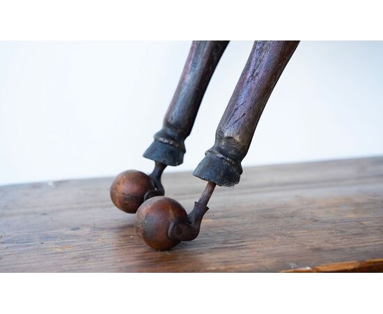 Cavallo da giostra in legno – XIX secolo