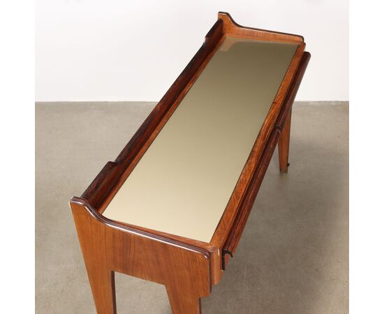 Consolle con Piano in Vetro Anni 60