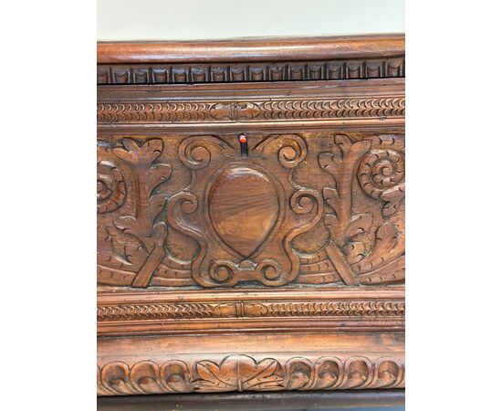 Lombard chest carved first half of 17th century