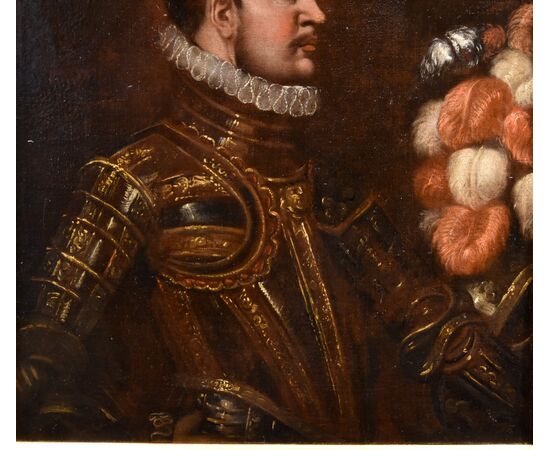 Ritratto di cavaliere in armatura, Scuola Veneta degli inizi del XVII secolo