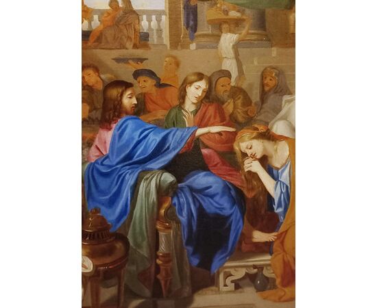 Il Convito dal Fariseo, ambito di Charles Le Brun