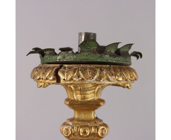 Coppia Candelieri Neoclassico Italia Seconda Metà XVIII Secolo
