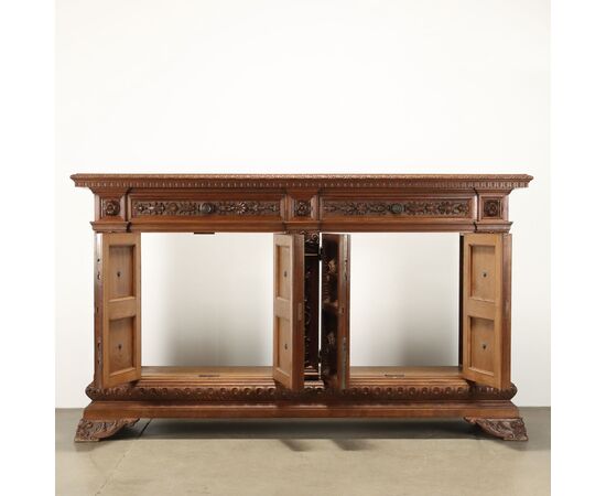 Credenza in Stile Barocco Italia fine XIX Secolo