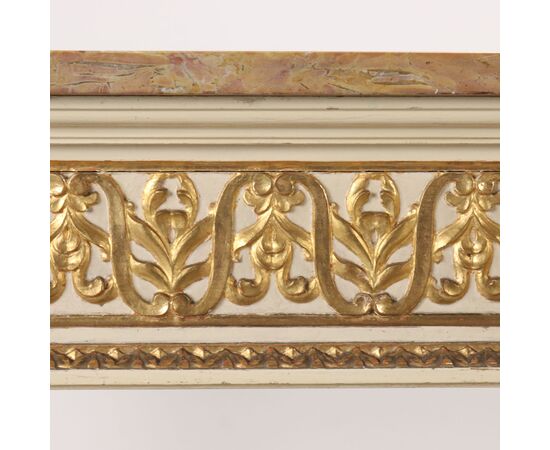Coppia Consolle in Stile Neoclassico Italia Ultimo Quarto XIX Secolo
