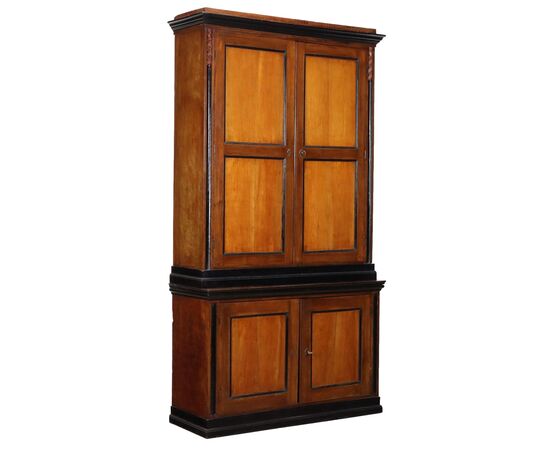Credenza Doppio Corpo Italia, XIX Secolo