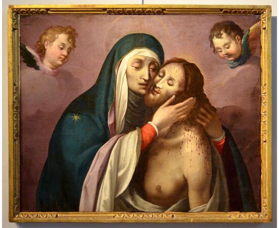 Pietà con due cherubini, Manierismo romano del XVI secolo