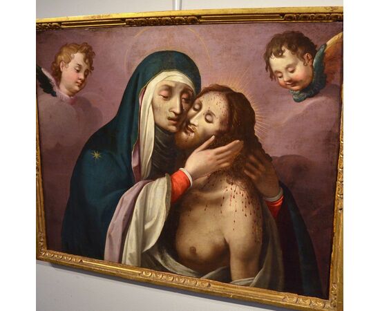 Pietà con due cherubini, Manierismo romano del XVI secolo