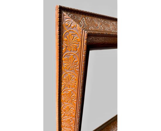 Cornice rettangolare scolpita - Decó 
