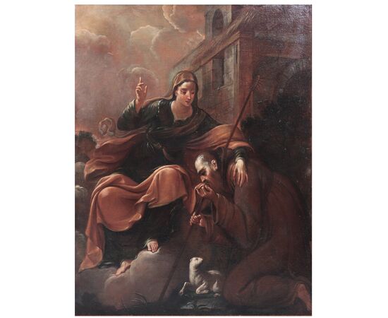 Dipinto Antico S.Francesco di Paola, '600