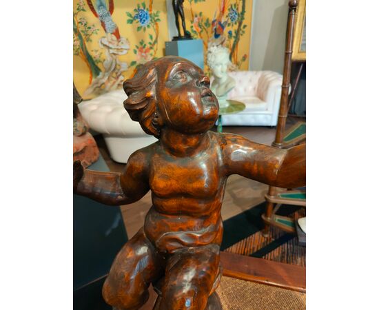 Coppia di Angeli in legno XVII secolo