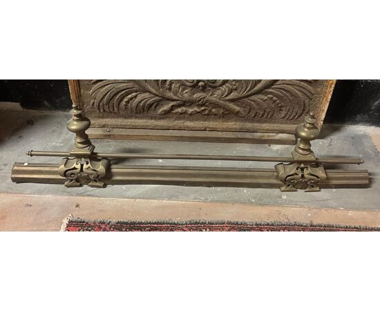 AL324 - Paracenere traforato, epoca '800, misure cm L 100 x H 25 x P 9
