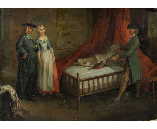 Pittore francese (XVIII sec.) - Il Soffietto.