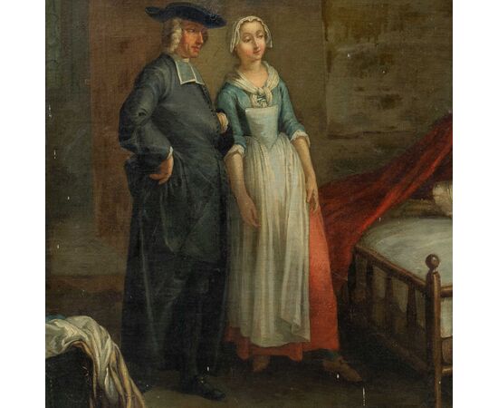 Pittore francese (XVIII sec.) - Il Soffietto.