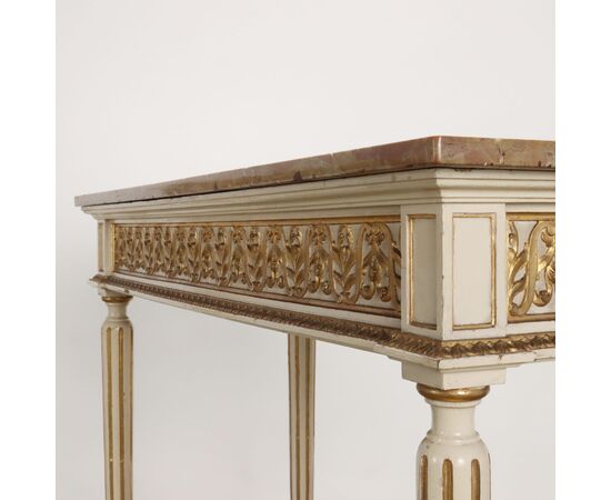 Coppia Consolle in Stile Neoclassico Italia Ultimo Quarto XIX Secolo