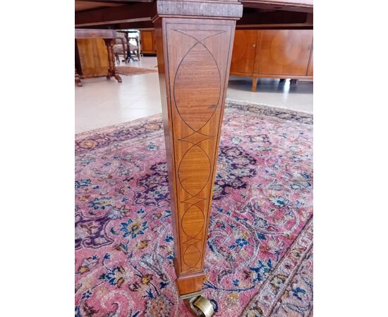 Tavolo ovale stile decò 79 - 164 x 135