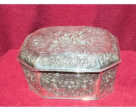 Collezione di scatoline in argento 