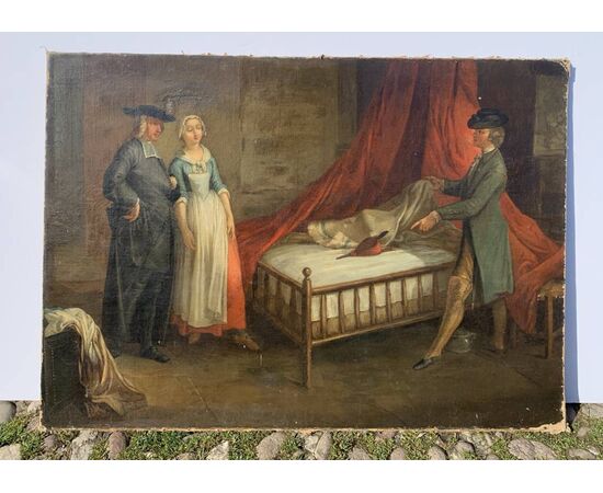 Pittore francese (XVIII sec.) - Il Soffietto.