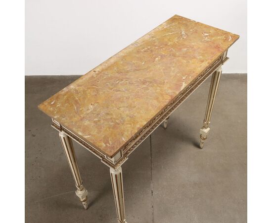 Coppia Consolle in Stile Neoclassico Italia Ultimo Quarto XIX Secolo