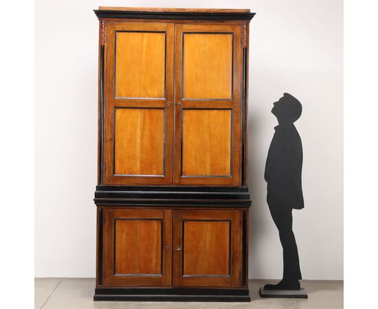 Credenza Doppio Corpo Italia, XIX Secolo