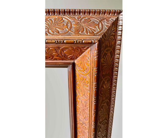 Cornice rettangolare scolpita - Decó 