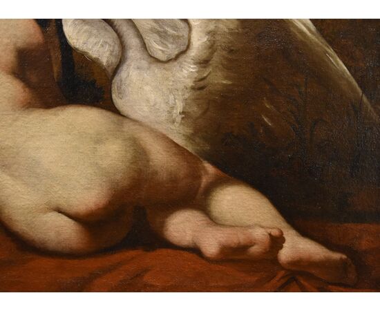 Leda e il cigno, Pittore francese del XVIII secolo