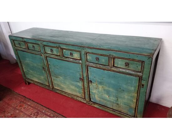 Credenza azzurro/verde