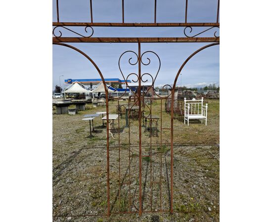Gazebo quadrato in ferro H 380 402x402