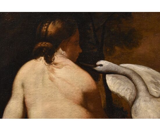 Leda e il cigno, Pittore francese del XVIII secolo