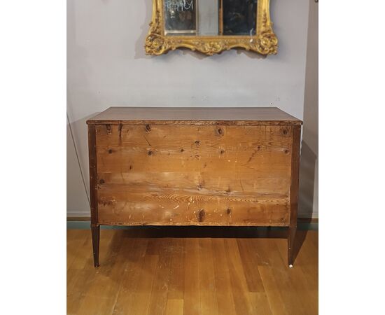 CASSETTONE NEOCLASSICO IN NOCE E CILIEGIO FINE XVIII SECOLO 