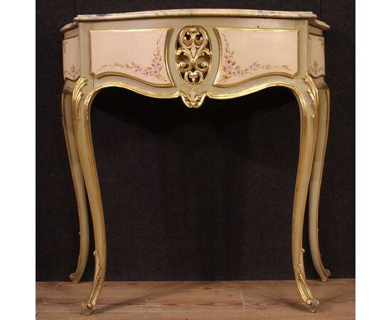 Console italiana laccata della metà del XX secolo