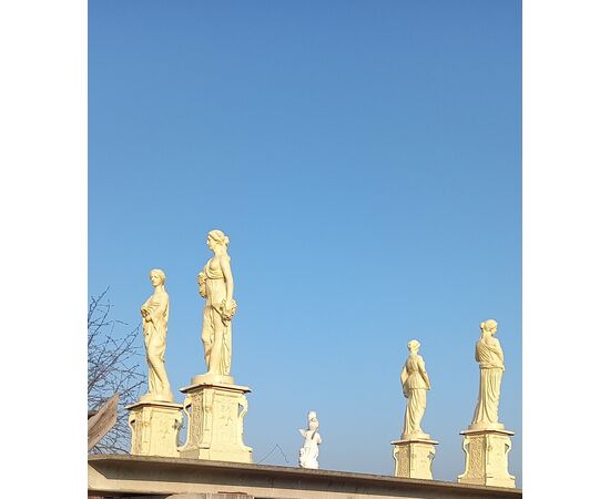 Statue quattro stagioni in ghisa H 240