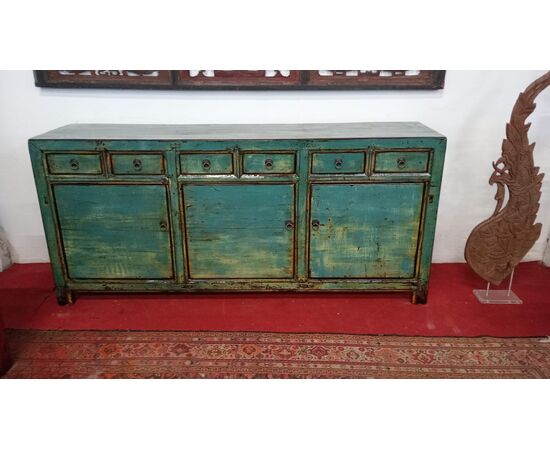Credenza azzurro/verde