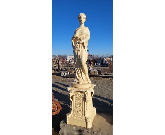 Statue quattro stagioni in ghisa H 240