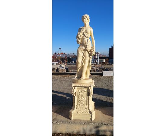 Statue quattro stagioni in ghisa H 240
