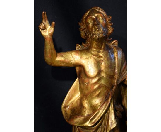 "Cristo Risorto" Scultura lignea dorata - VENDUTO