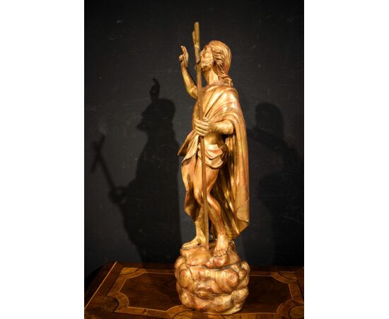 "Cristo Risorto" Scultura lignea dorata - VENDUTO