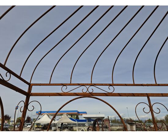 Gazebo quadrato in ferro H 380 402x402