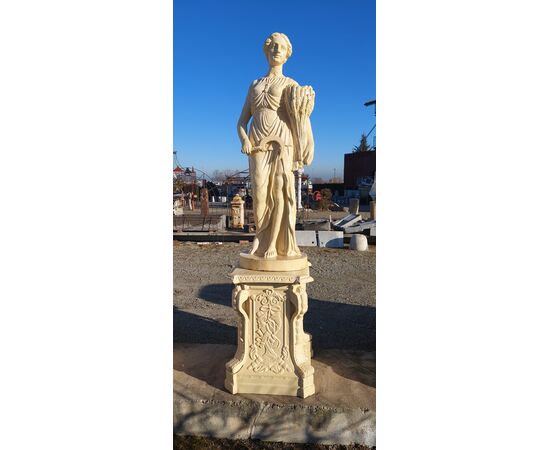 Statue quattro stagioni in ghisa H 240
