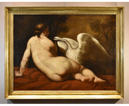 Leda e il cigno, Pittore francese del XVIII secolo