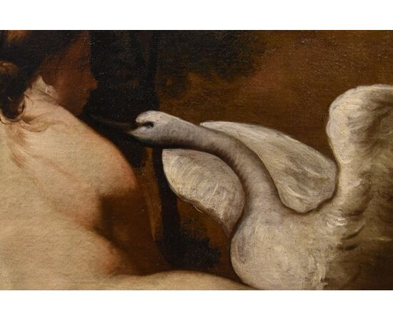 Leda e il cigno, Pittore francese del XVIII secolo