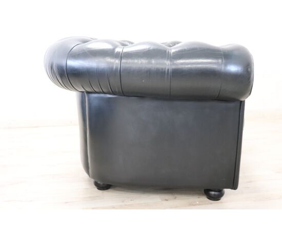Salotto in pelle stile Chesterfield PREZZO TRATTABILE