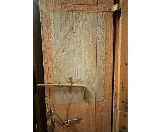 PTIR140 - Porta laccata a motivo floreale, epoca '700, misure cm L 90 x H 200