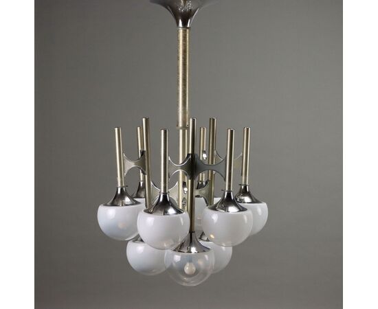 Lampada Anni 60-70 a Nove Luci