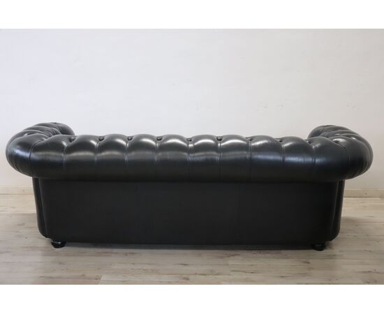 Salotto in pelle stile Chesterfield PREZZO TRATTABILE