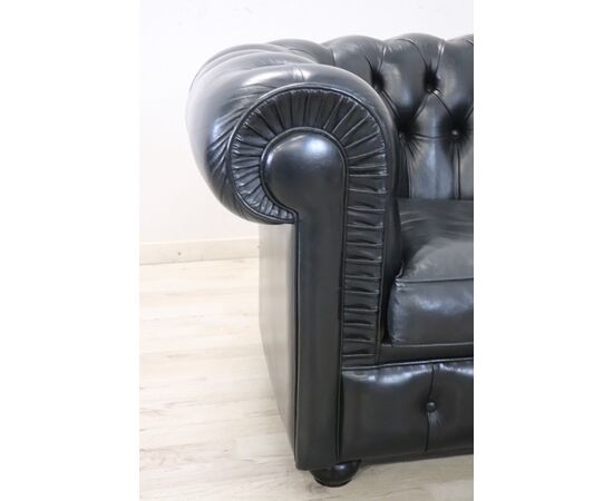 Salotto in pelle stile Chesterfield PREZZO TRATTABILE