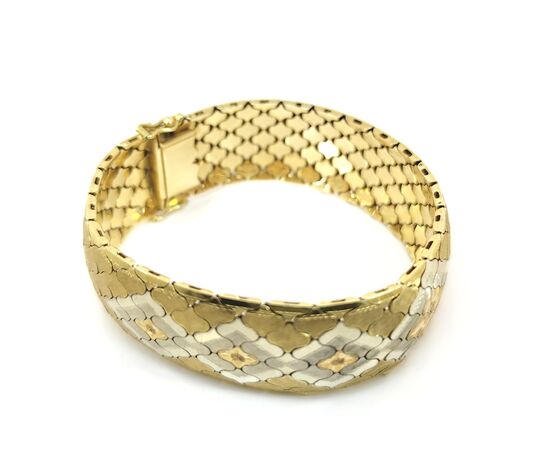 Bracciale semirigido  in oro lavorato