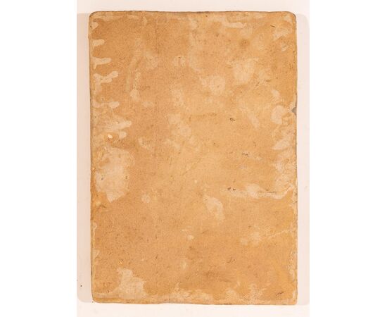 Antica piastrella persiana con fiori - n. 2127/1 -