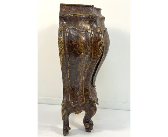 Comodino in legno laccato, Venezia, XIX secolo